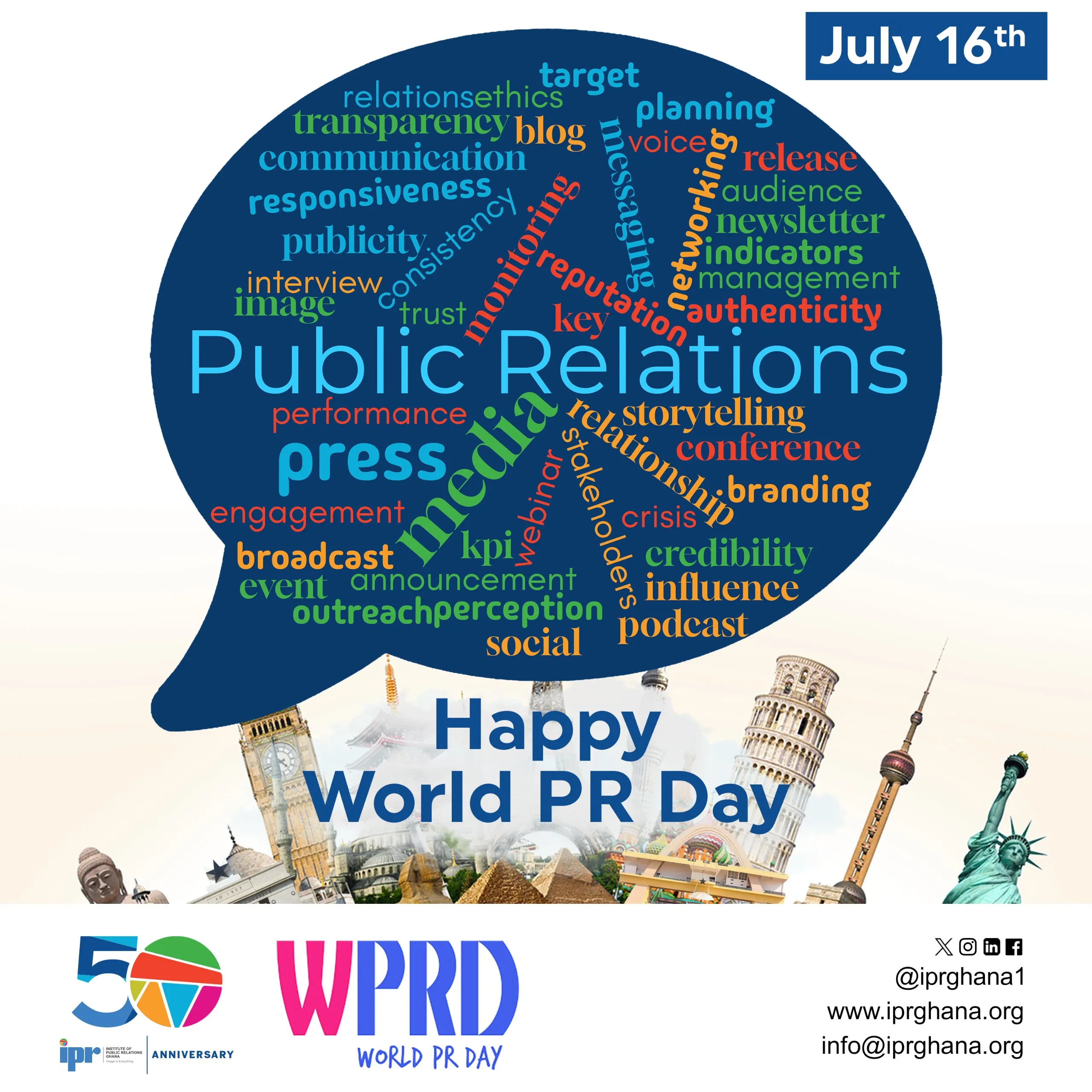 IPR Ghana Announces Activities to Celebrate World Public Relations Day 2025