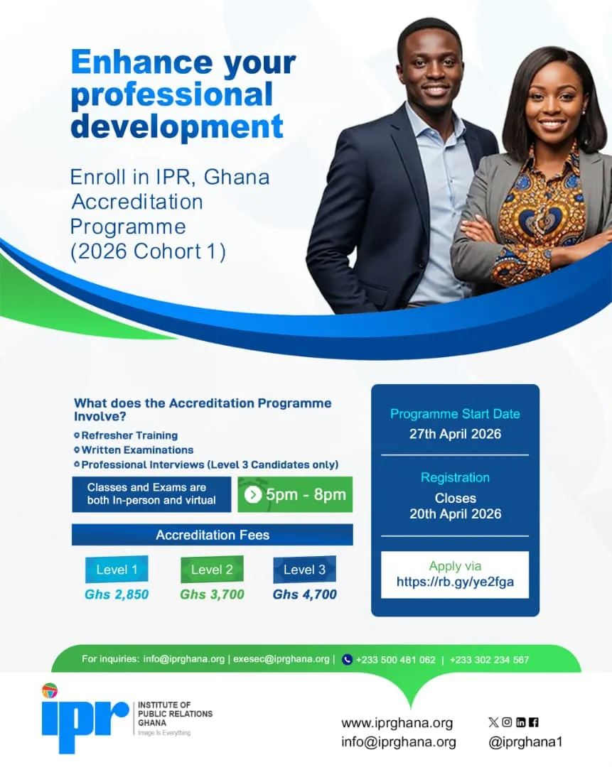 IPR, Ghana Accreditation Programme (2026 Cohort 1)